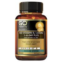 Image of Go healthy vitamin D3 one thousand units
